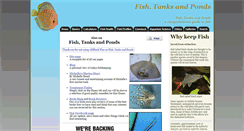Desktop Screenshot of fishtanksandponds.co.uk